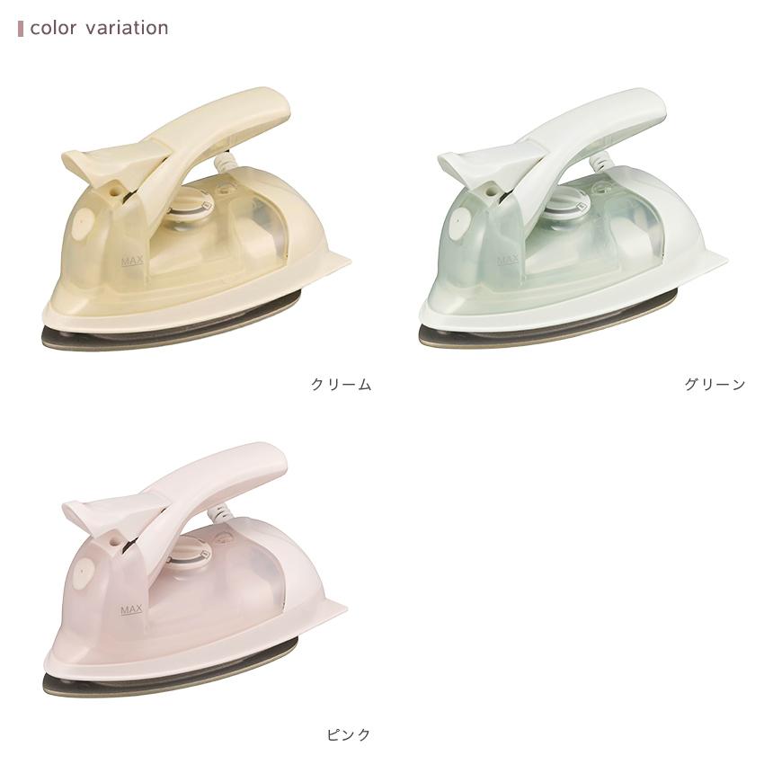 ドウシシャ ミニスチームアイロン ｜ スチームドライ兼用 小型アイロン