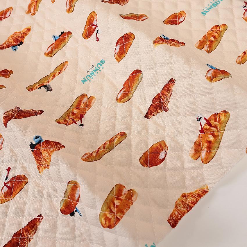 切り売り 80種 50cm パペットスンスン パン オックスキルト 50cm カットクロス | 生地 布