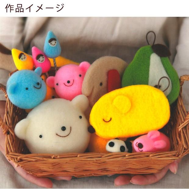 ハマナカ クラフト フェルト手芸 アクレーヌ10色セット 5｜羊毛
