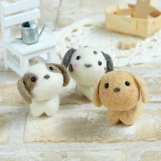 Lura ✿　羊毛フェルトマスコット　3体セット Lura ✿様 専用 羊毛フェルトマスコット 3体セット