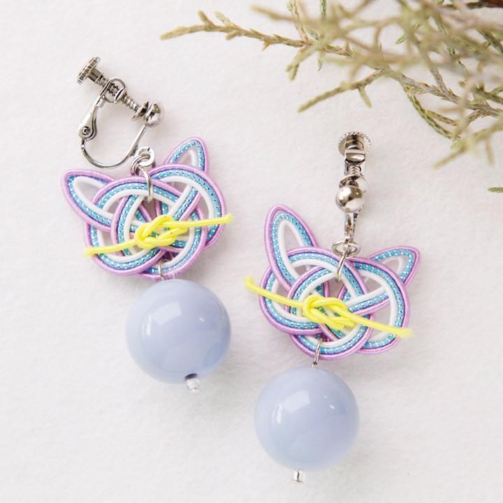 ミズヒキガールさんの猫結びキット Earring Ramune 水引 Piece ピース 水引キット Mizuhikigirl ハンドメイド アクセサリー 手芸材料の通販シュゲールyahoo 店 通販 Yahoo ショッピング