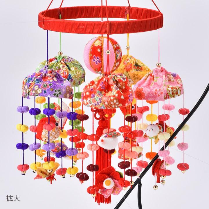 タカギ繊維 豆傘つるし 5本飾り LH-425 | パナミ 手芸 キット 縁起物