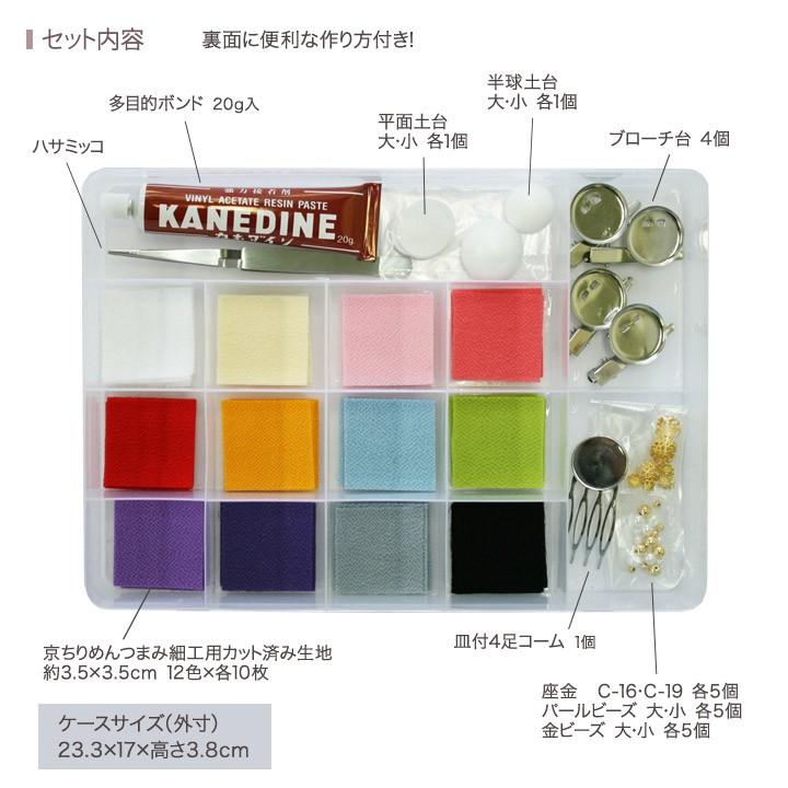 パナミ 京ちりめん つまみ細工 スターターアソートセット TMB-1