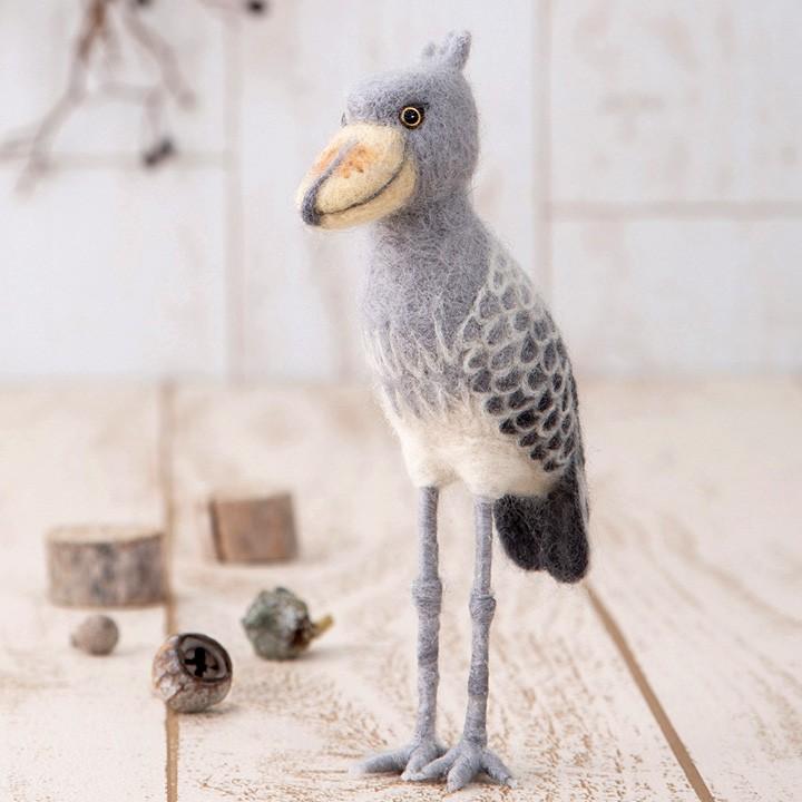 羊毛フェルト　ハシビロコウ Amazon.co.jp: ハマナカ 羊毛フェルトキット ニードルフェルトで