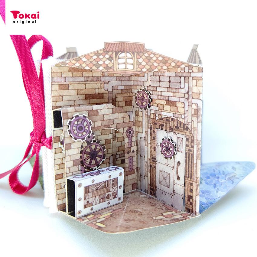 豆本ドールハウス キット 発明家の歯車ハウス Fmd 04 持ち運べるドールハウス かわいい 手のひらサイズ 手芸材料の通販シュゲールyahoo 店 通販 Yahoo ショッピング