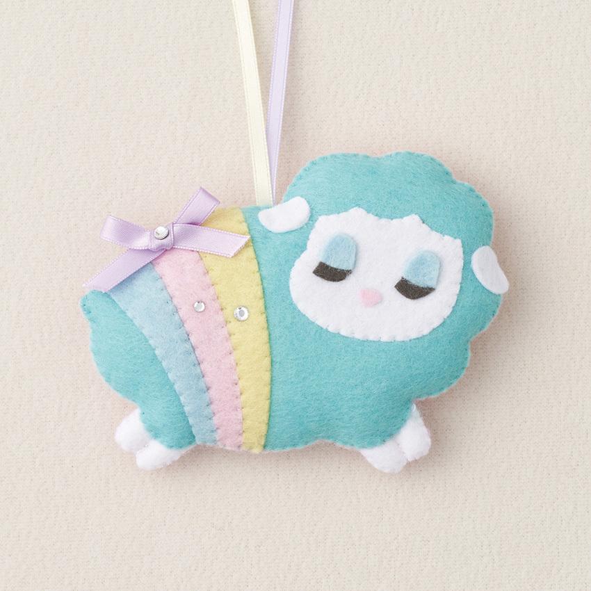 ゆめいろマスコットキット ヒツジ | 子ども手芸キット うさぎ 縫い方の
