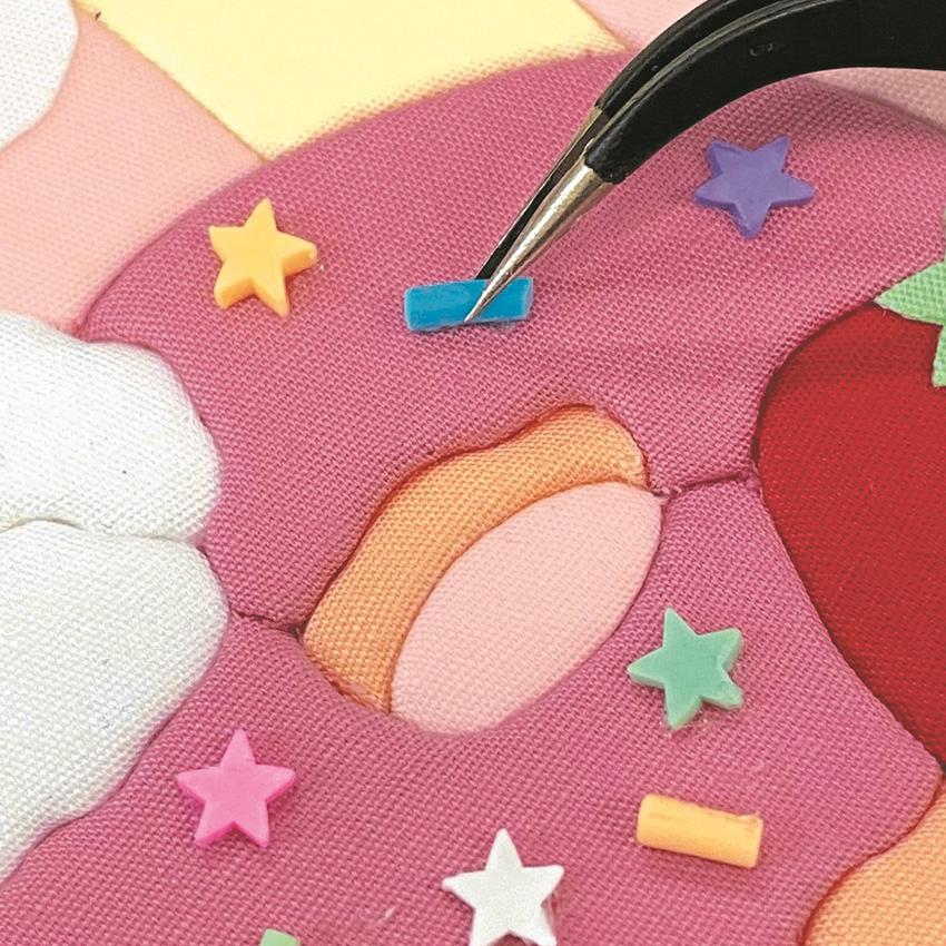 パナミ きめこんで貼るだけ！ちびパネ 夏休み 工作 キット 木目込み