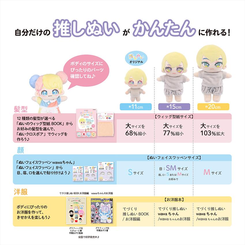 KIYOHARA wawaちゃん ぬいのボディ素体 15cm さくらミルク | 推し活