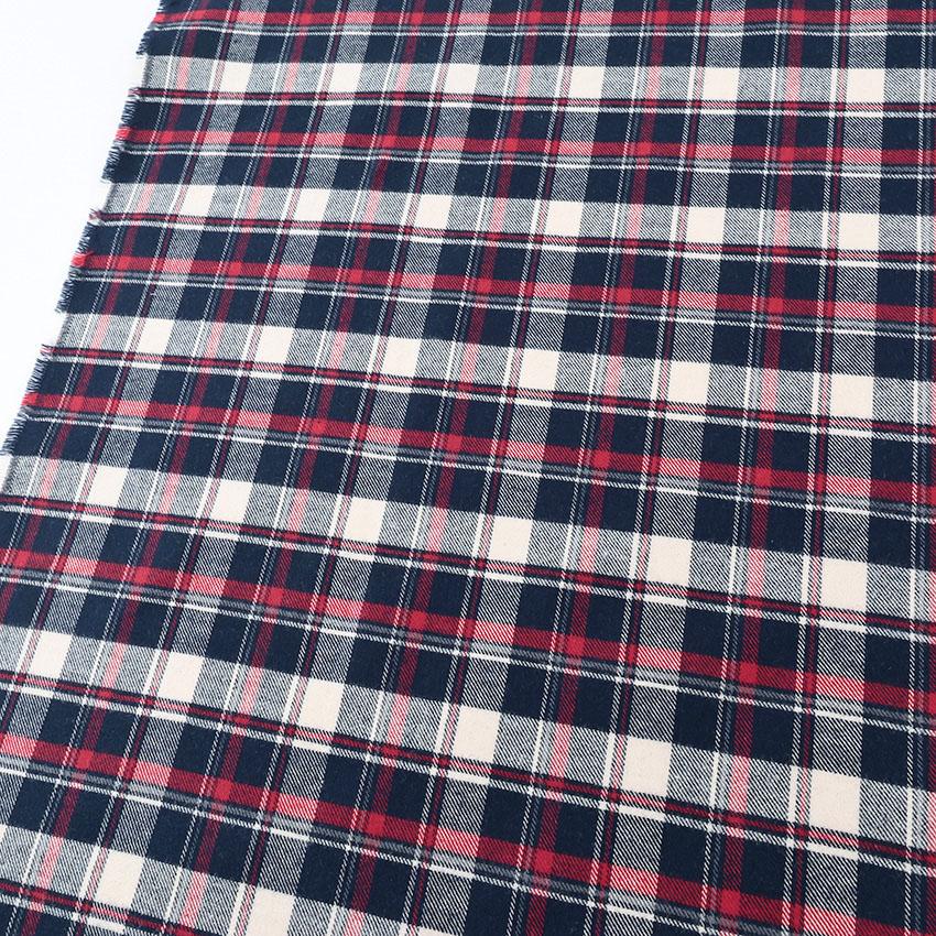 クラフトハートトーカイ 国産先染めチェック 50cm単位｜切売り  