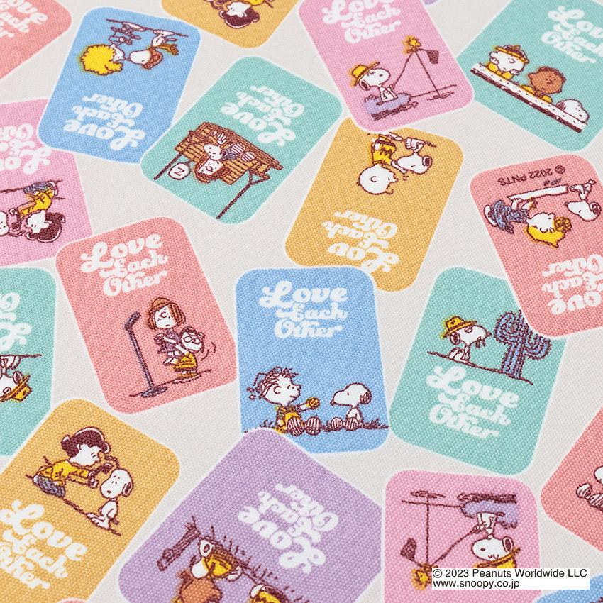 クラフトハートトーカイ スヌーピー ラブ オックス 50cm単位｜切売り