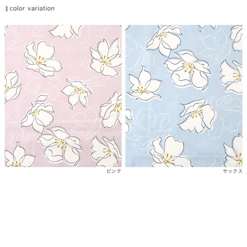 クラフトハートトーカイ 花柄1 シーチングプリント 50cm単位｜切売り