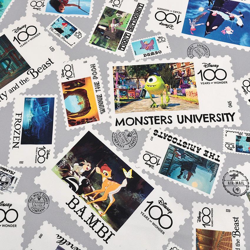 Disney（ディズニー） 100 切手柄 デジタルプリント オックス 50cm単位