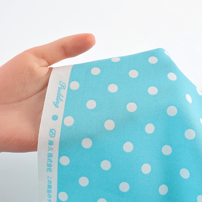 クラフトハートトーカイ プディング ドット サックス オックス 50cm