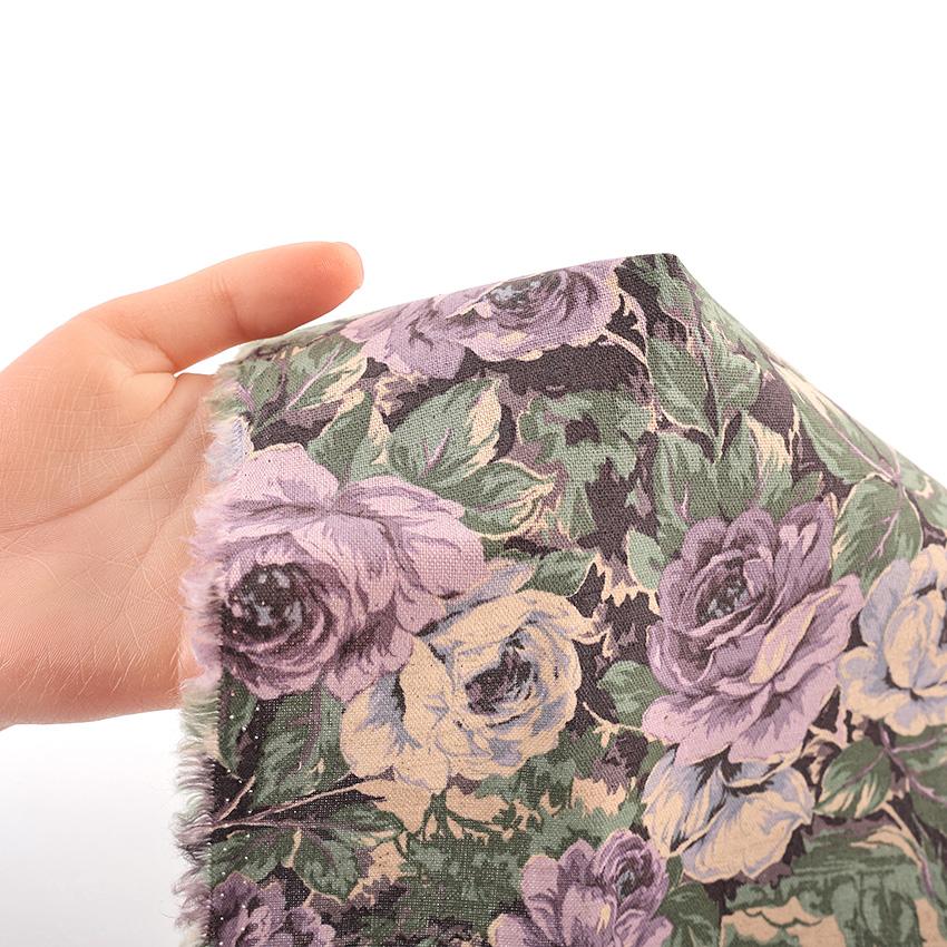 クラフトハートトーカイ YUWA rose garden 綿麻キャンバス 50cm単位