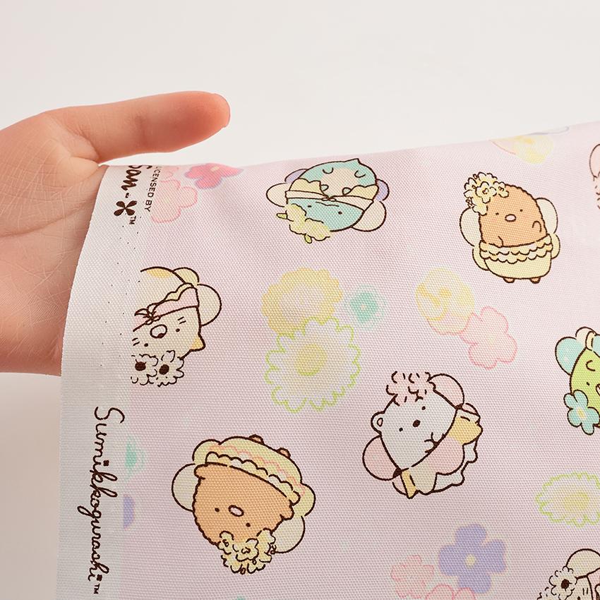 すみっコぐらし 妖精柄 オックス 50cm単位｜切売り 切り売り 生地 布
