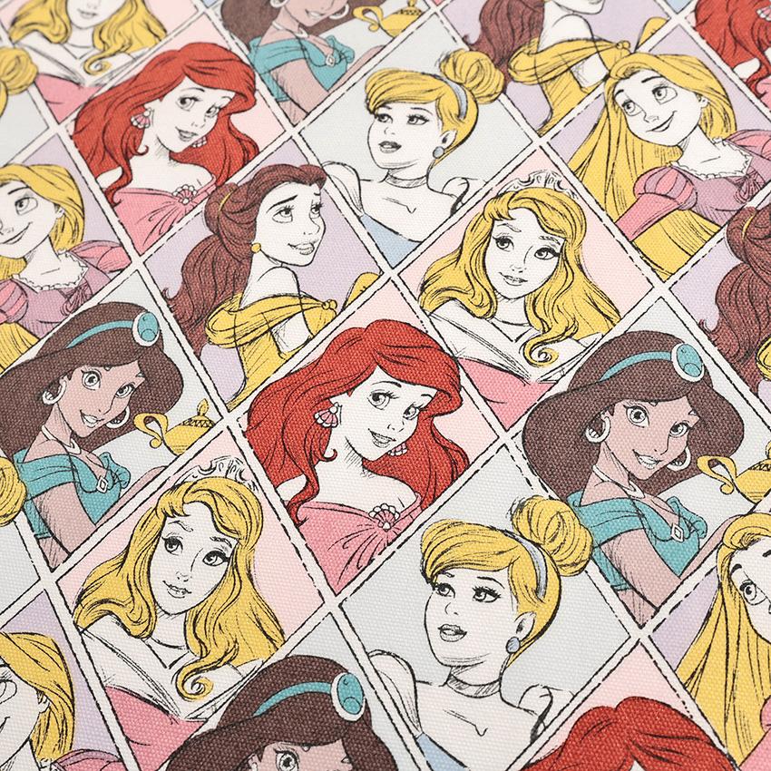 Disney（ディズニー） ディズニープリンセス 菱形柄 オックス 50cm単位