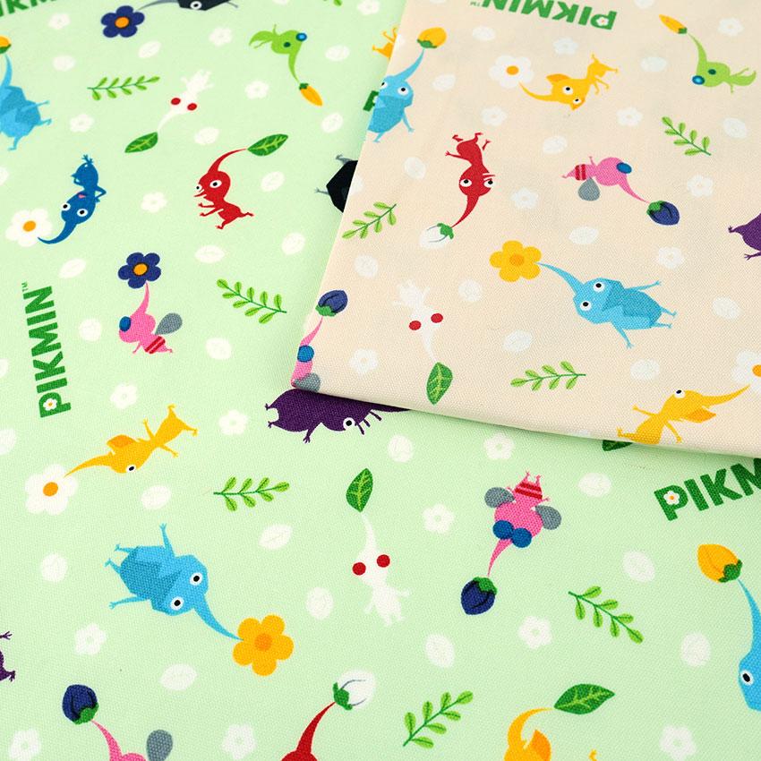 PIKMIN〜ピクミン 4 オックス 50cm単位｜切売り 切り売り 生地 布 布地
