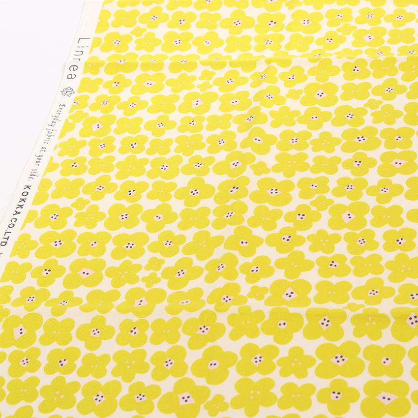 Linnea Flower border オックス 50cm単位 | 切売り 切り売り