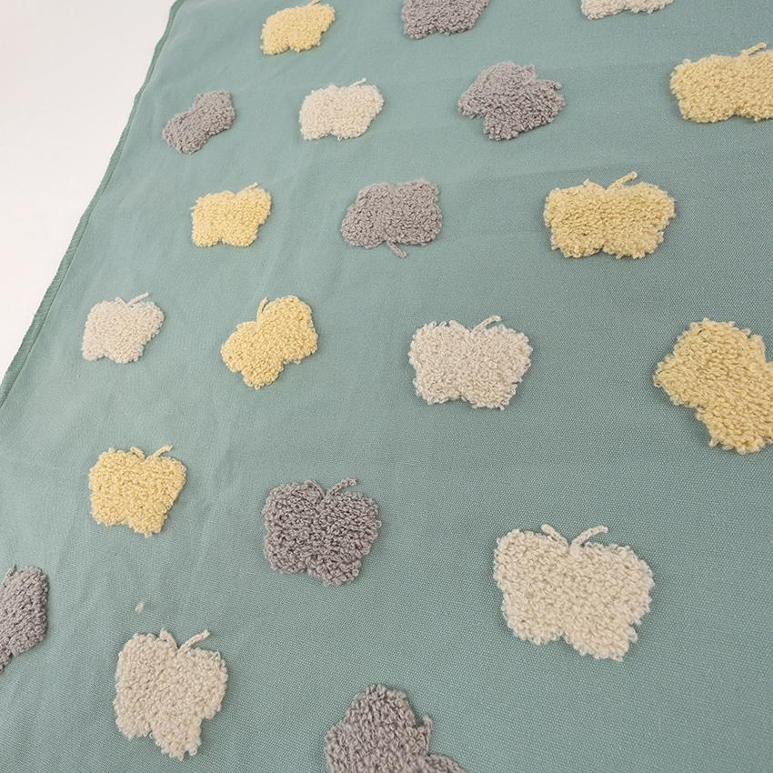 Tufting like チョウチョ柄 タフティング風凹凸刺繍 50cm単位