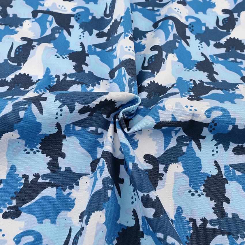 モモンガハウス（迷彩・恐竜柄）春（冬）秋仕様  1850円 クラフトハートトーカイ 迷彩風ダイナソー柄 オックス 50cm単位