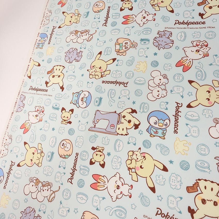 ポケットモンスター ポケピース 手芸柄 オックス 50cm単位 | 切売り