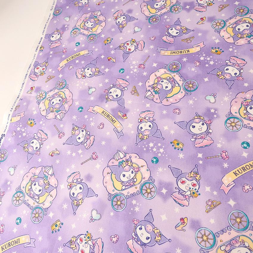sanrio（サンリオ） クロミ スパークル オックス 50cm単位 | 切売り