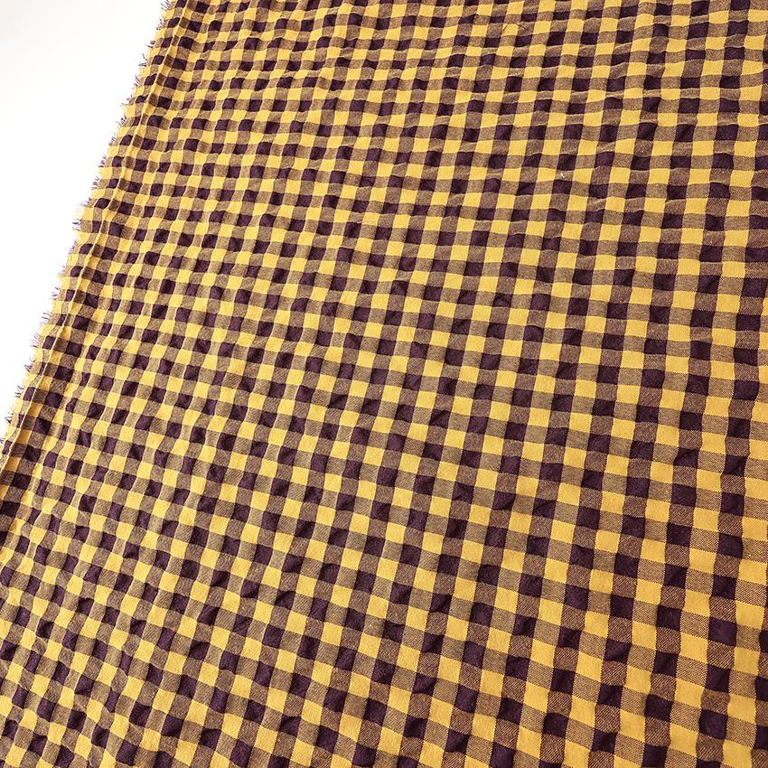 クラフトハートトーカイ TC先染め ギンガムチェック サッカー 50cm単位