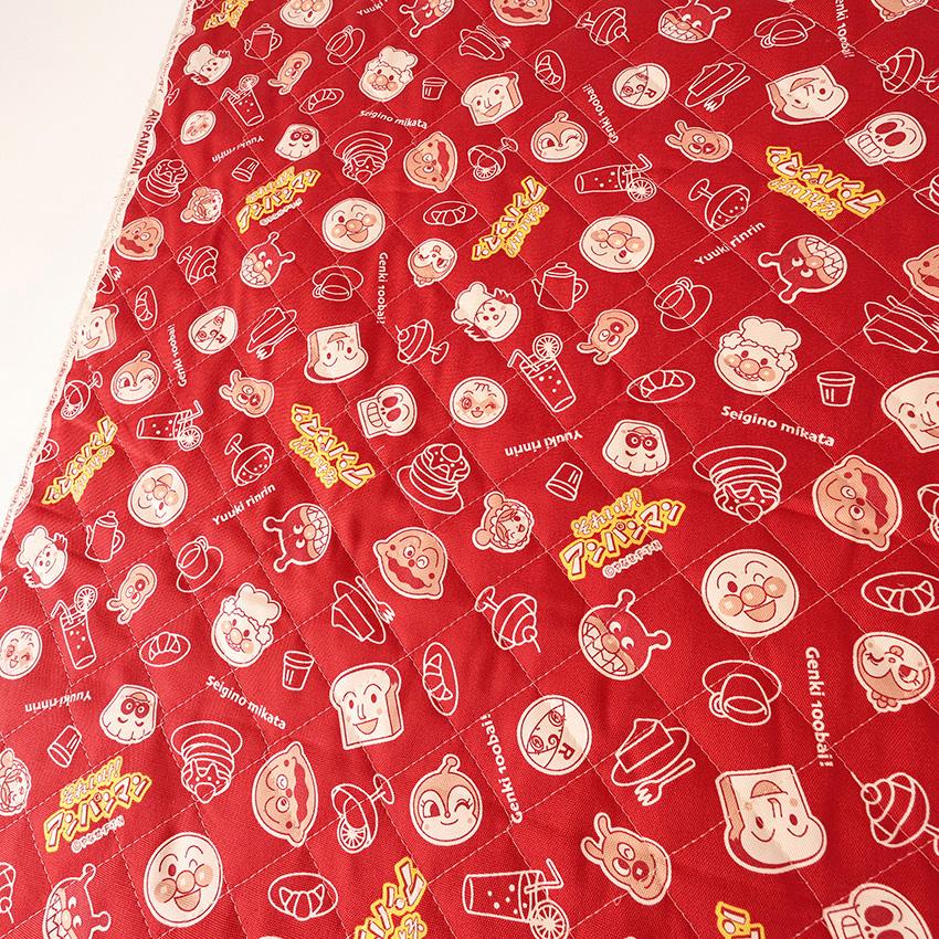 アンパンマン レトロフェイス柄 オックスキルト 50cm単位 | 切売り