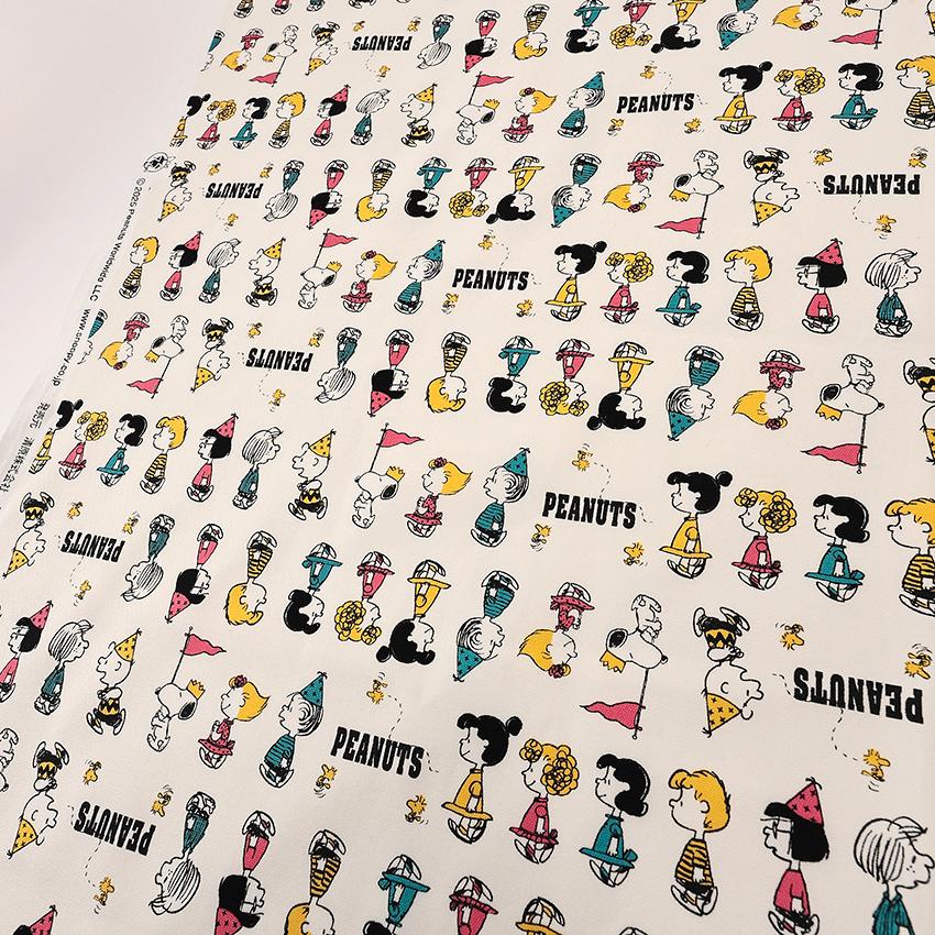 SNOOPY（スヌーピー） ピーナッツ パレード オックス 50cm単位 | 切