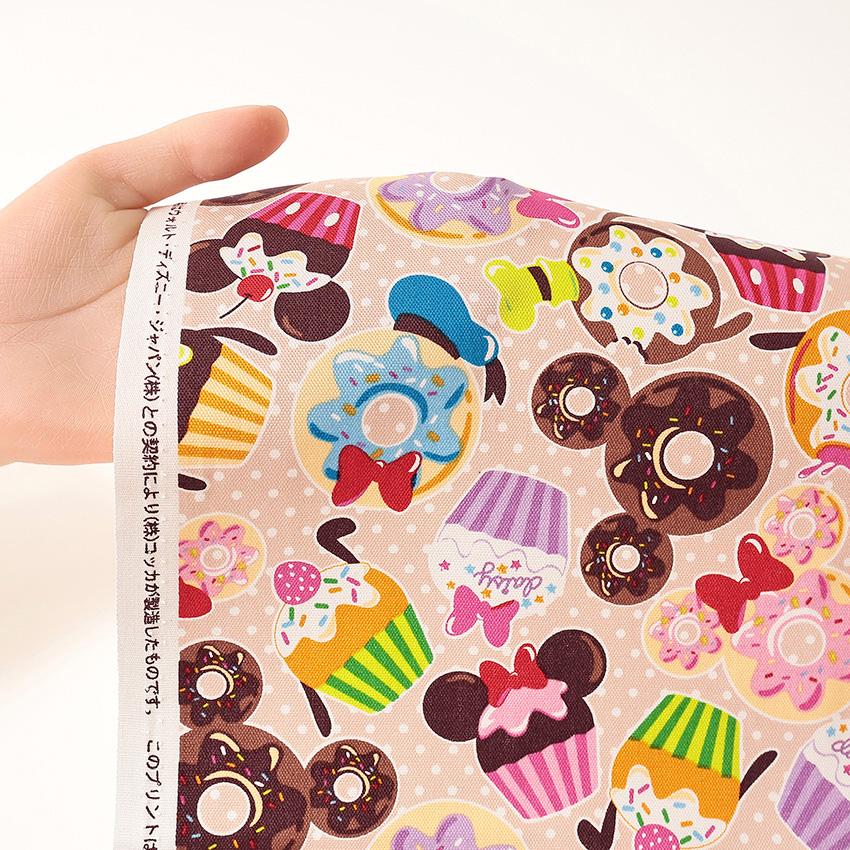 Disney（ディズニー） ミッキー＆フレンズ スイーツ柄 オックス 50cm