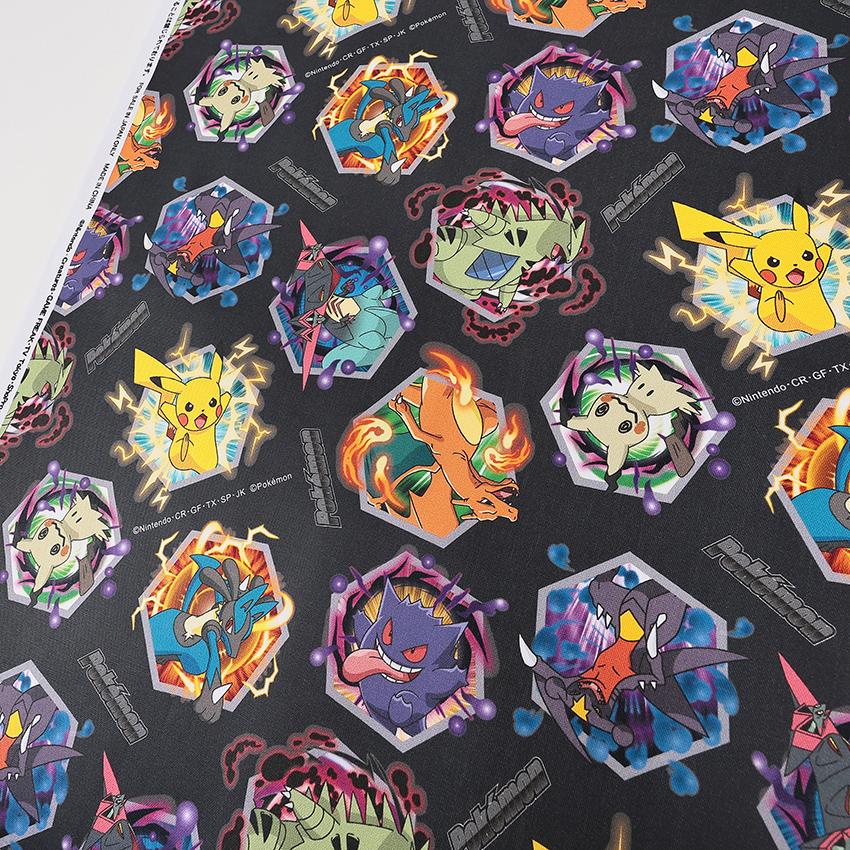 生地 布 ポケットモンスター バトル柄 オックス 50cm単位 | 切売り
