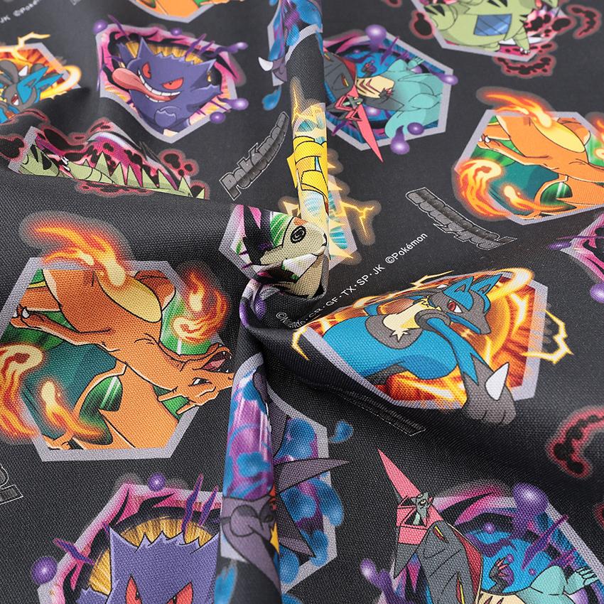 生地 布 ポケットモンスター バトル柄 オックス 50cm単位 | 切売り