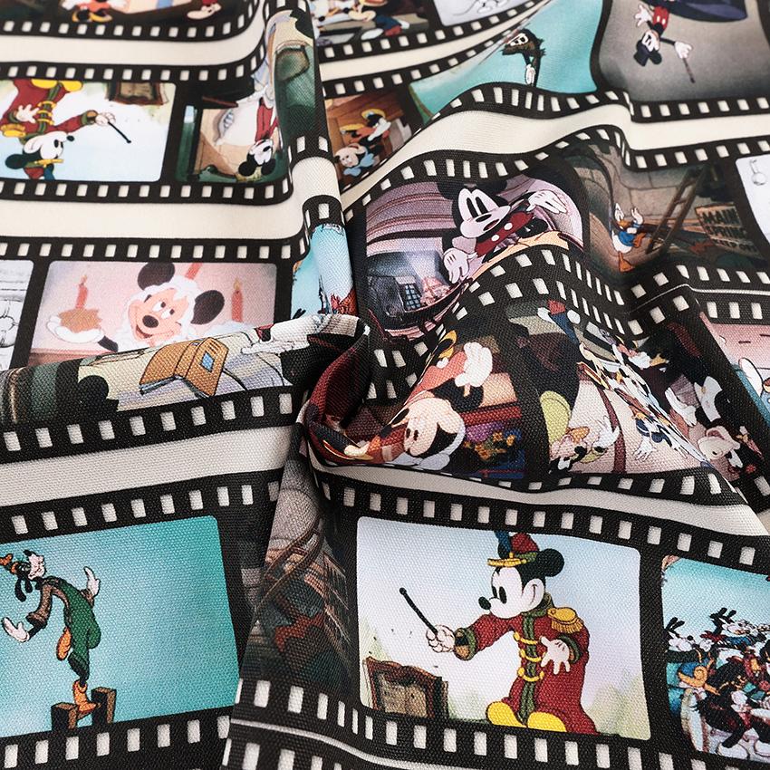 Disney（ディズニー） 生地 布 ミッキー&フレンズ フィルム柄
