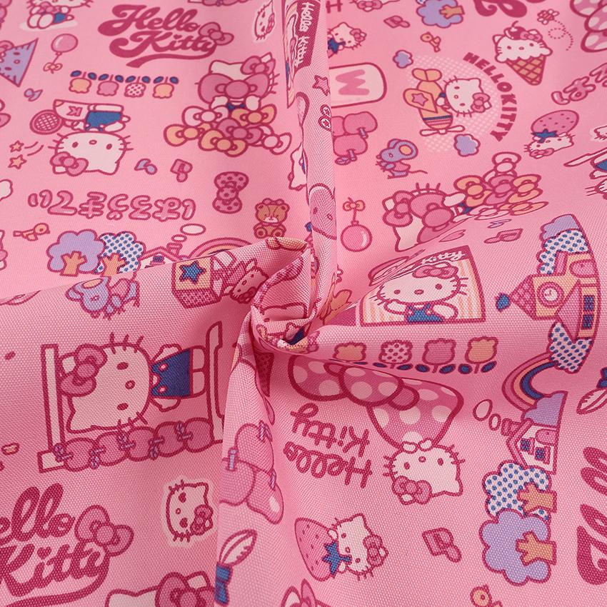 sanrio（サンリオ） 生地 布 ハローキティ 4WAY柄 オックス 50cm単位