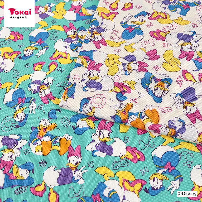 クラフトハートトーカイ 生地 布 ディズニー ドナルド&デイジー