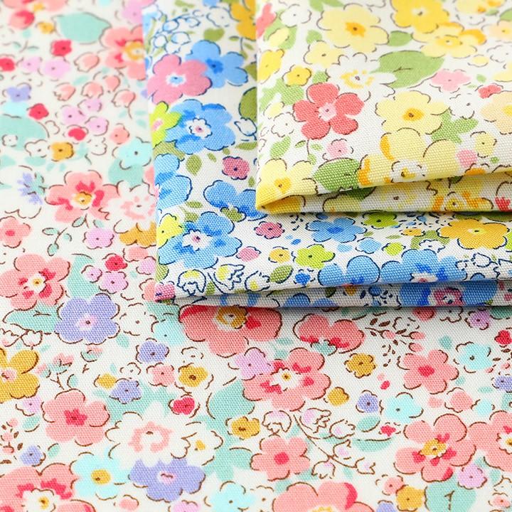 コットンこばやし 野の花畑 ブロード Kts6365 1m単位の切売り 生地 布 布地 服地 綿 綿100 コットン 薄手 花柄 手芸材料の通販シュゲールyahoo 店 通販 Yahoo ショッピング
