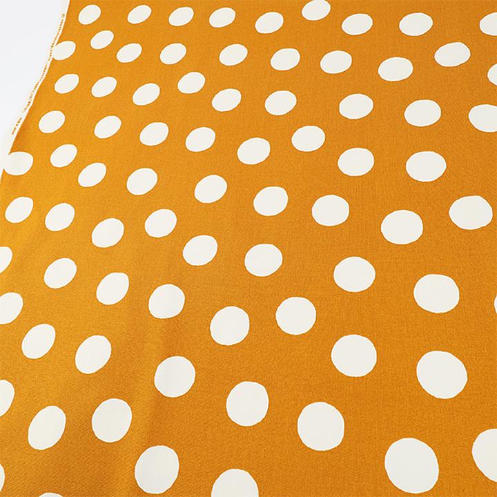 プリントドット 11号帆布（50cm単位）｜切売り 切り売り 生地 布 布地 11号 ハンプ はんぷ カラー帆布 厚地 水玉 ドット バッグ | クラフトハートトーカイ | 01