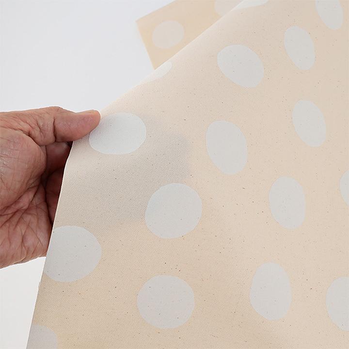 プリントドット 11号帆布（50cm単位）｜切売り 切り売り 生地 布 布地 11号 ハンプ はんぷ カラー帆布 厚地 水玉 ドット バッグ | クラフトハートトーカイ | 04