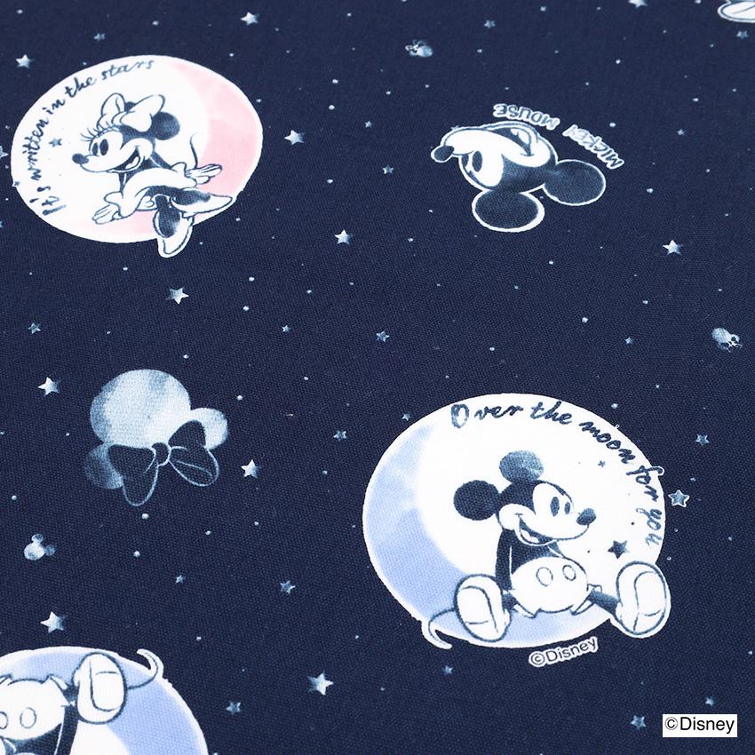 ディズニー ミッキースターリーナイト オックス 1m単位 切売り 切り売り 生地 布 布地 ディズニー Disney ミッキー ミニー 星 夜空 入園グッズ 手芸材料の通販シュゲールyahoo 店 通販 Yahoo ショッピング