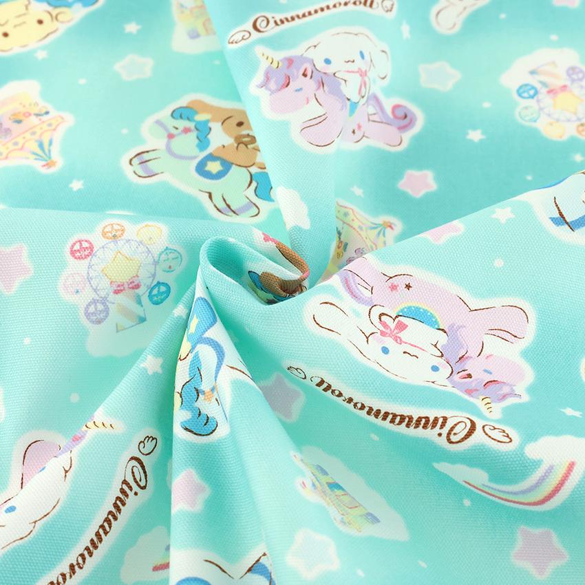 サンリオ シナモロール ユニコーン オックス ついに再販開始 1m単位 切売り 切り売り シナモンロール 女の子 シナモン 布地 キャラクター 生地 布