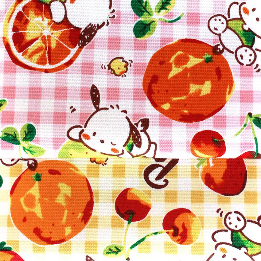 サンリオ ポチャッコ フルーツ オックス 1m単位 切売り 切り売り 生地 布 布地 サンリオ キャラクター ポチャッコ チェック いちご 手芸材料の通販シュゲールyahoo 店 通販 Yahoo ショッピング