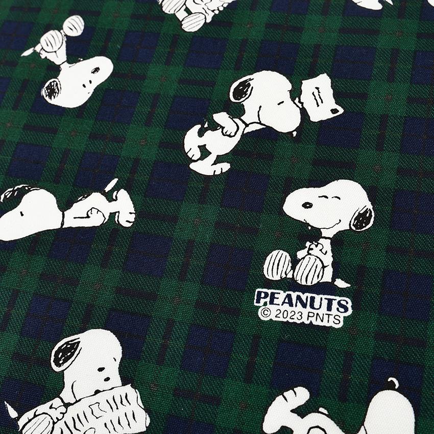 SNOOPY（スヌーピー） ピーナッツ チェック オックス 50cm単位｜切売り