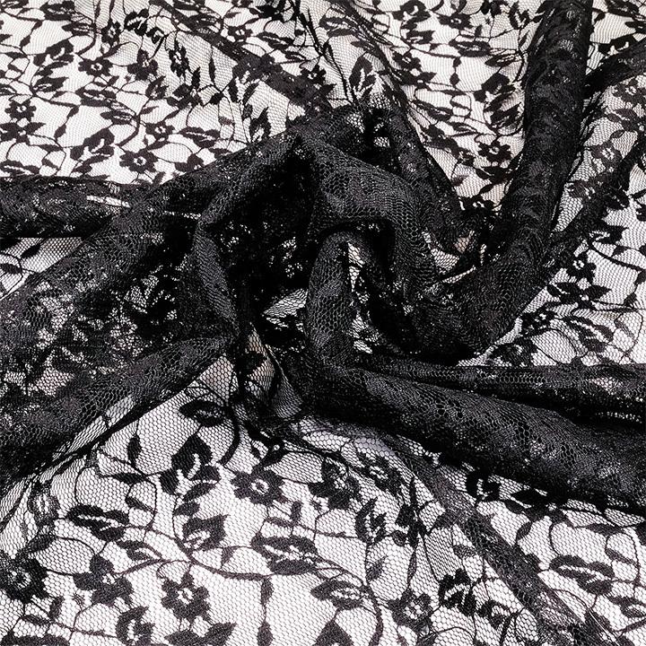 クラフトハートトーカイ 花ラッセルレース（50cm単位）｜切売り