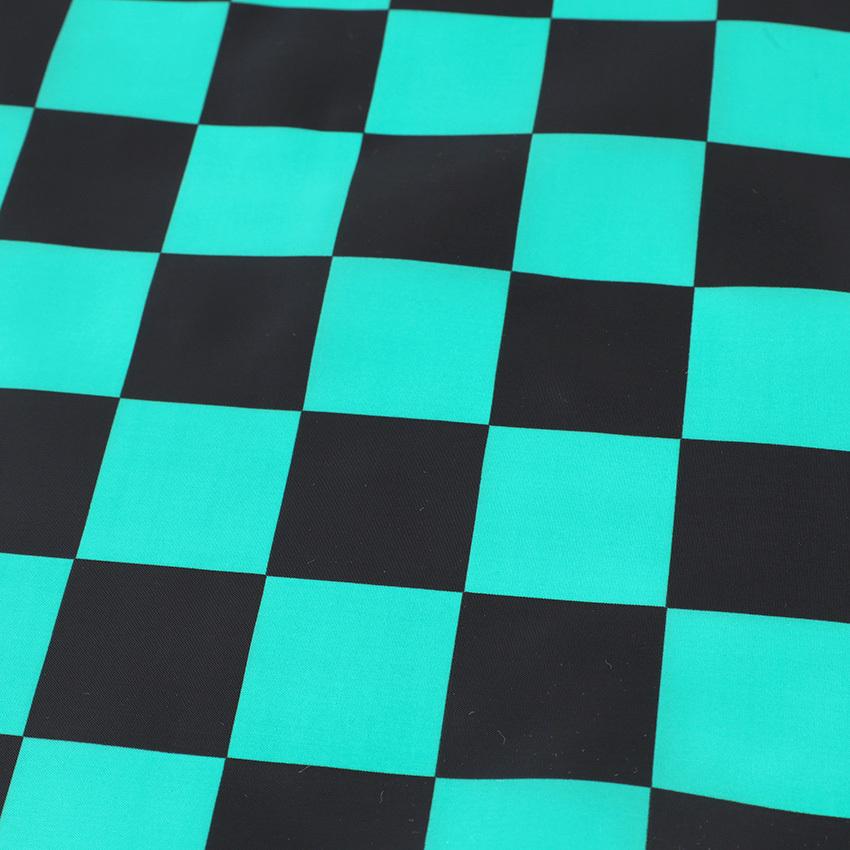 市松模様 緑 黒 ナイロンタフタ 1m単位 切売り 切り売り 生地 布 布地 手芸材料の通販シュゲールyahoo 店 通販 Yahoo ショッピング
