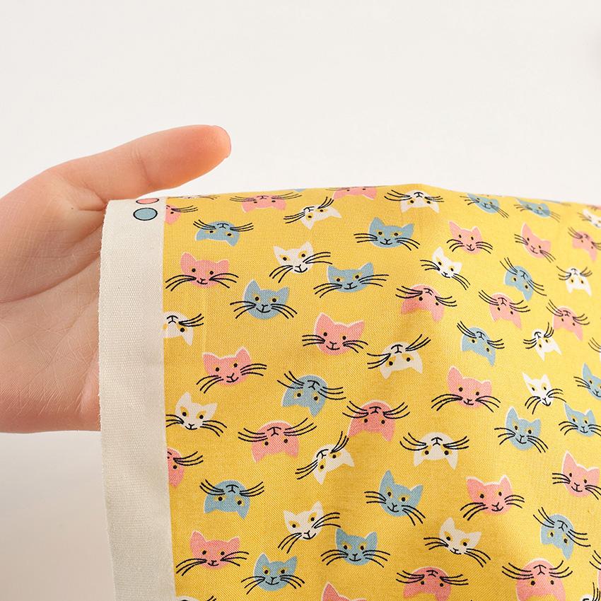 petit joll cat シーチング 50cm単位｜切売り 切り売り 生地 布 布地