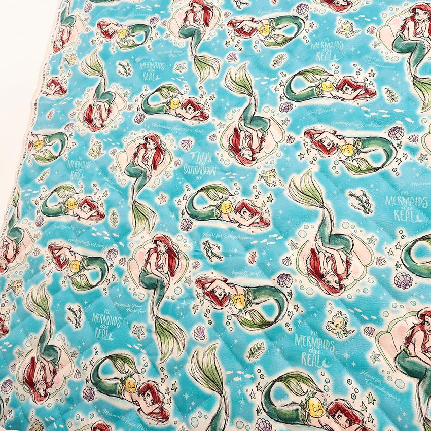 Disney（ディズニー） アリエル シェル柄 キルト オックスキルト 50cm