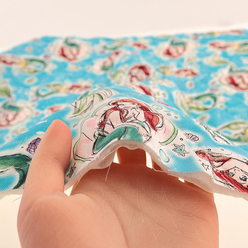 Disney（ディズニー） アリエル シェル柄 キルト オックスキルト 50cm