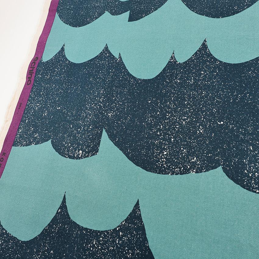 echino Wave 9.5号帆布 50cm単位｜切売り 切り売り 生地 布 布地 9.5号 帆布 ウェーブ 幾何学柄 大柄 波模様 ハンプ はんぷ |  | 04