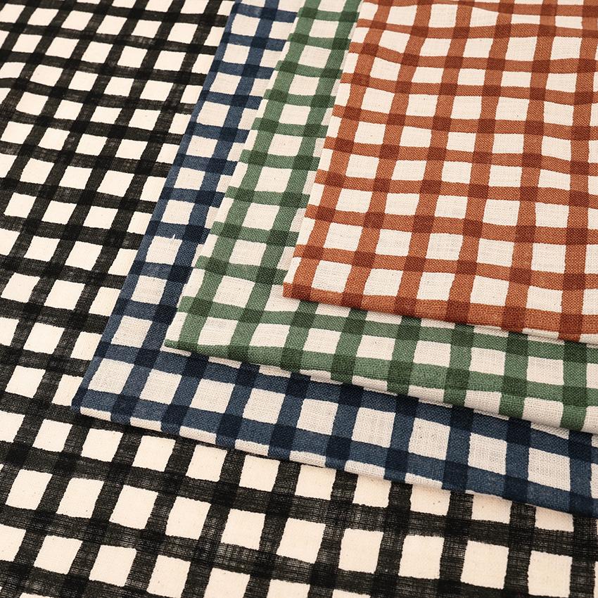 LINEN LIKE SLUB(リネンライクスラブ) Check 50cm単位 | 切売り