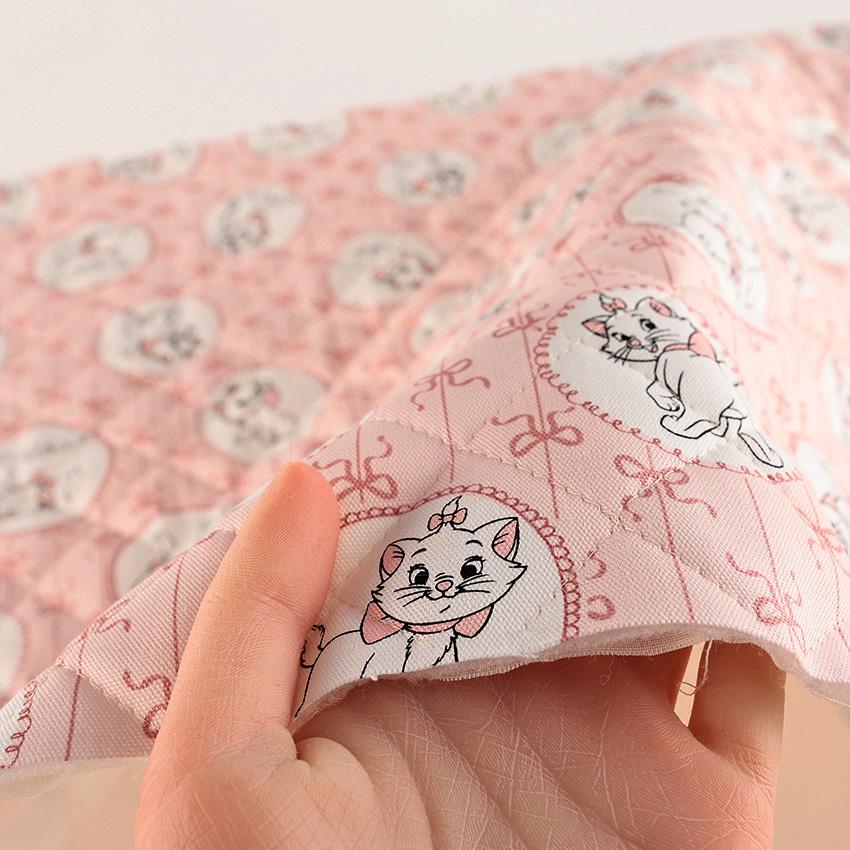 ディズニー おしゃれキャットマリー リボン柄 オックスキルト